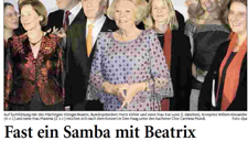 2007-10-11_Aachener Zeitung Carmina singt für Königin Beatrix